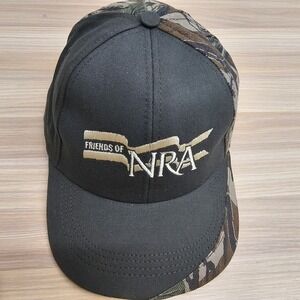 VTG Friends of NRA Hat Cap Green Real Tree Camo Hunting Outdoor AMERICAP USA 90s